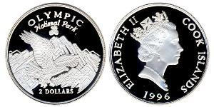 2 Dollar Cook Islands (1965 - ) 銀 