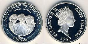 2 Dollar Cook Islands (1965 - ) 銀 