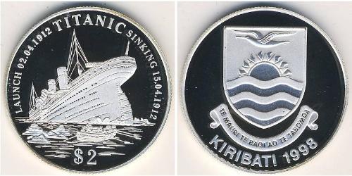 2 Dollar 基里巴斯 (1979 - ) 銀 