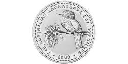 2 Dollar 澳大利亚 銀 伊丽莎白二世 (1926-2022)