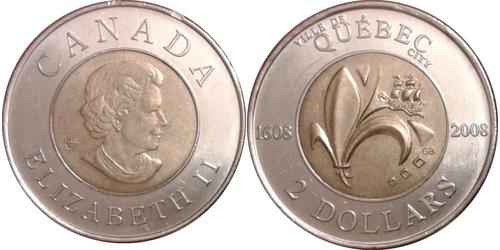 2 Dollaro Canada Nichel Elisabetta II (1926-2022)