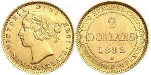 2 Dollaro Regno Unito di Gran Bretagna e Irlanda (1801-1922) Oro Vittoria (1819 - 1901)