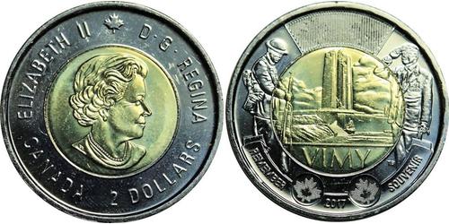2 Dollaro Canada Ottone Elisabetta II (1926-2022)