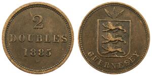 2 Double Guèrneseyi Bronze 