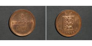 2 Double Гернсі Бронза 