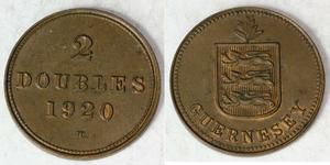 2 Double Гернсі Бронза 
