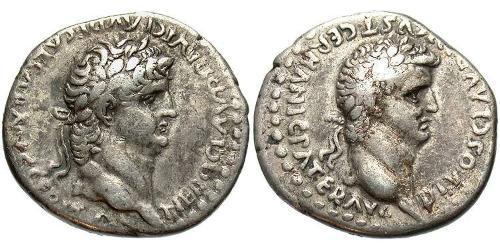 2 Drachm 羅馬帝國 銀 Nero  (37- 68)