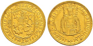 2 Ducat Czechoslovakia (1918-1992) Gold 