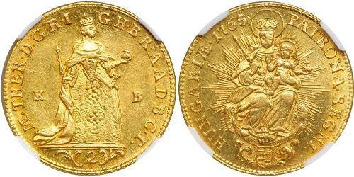 2 Ducat Königreich Ungarn (1000-1918) Gold Maria Theresa of Austria (1717 - 1780)