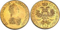 2 Ducat Heiliges Römisches Reich (962-1806) / Principality of Transylvania (1571-1711) Gold Maria Theresa of Austria (1717 - 1780)