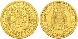2 Ducat Tschechoslowakei  (1918-1992) Gold 