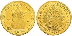 2 Ducat Royaume de Hongrie (1000-1918) Or Maria Theresa of Austria (1717 - 1780)