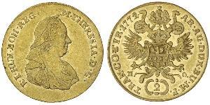2 Ducat Saint-Empire romain germanique (962-1806) Or Maria Theresa of Austria (1717 - 1780)