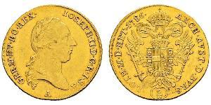 2 Ducat Saint-Empire romain germanique (962-1806) Or Joseph II, Holy Roman Emperor  (1741 - 1790)