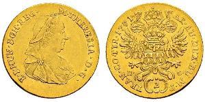 2 Ducat Saint-Empire romain germanique (962-1806) Or Maria Theresa of Austria (1717 - 1780)