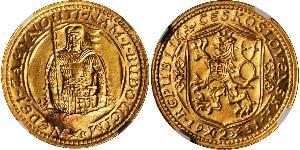 2 Ducat Tchécoslovaquie  (1918-1992) Or 