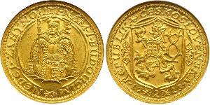 2 Ducat Tchécoslovaquie  (1918-1992) Or 
