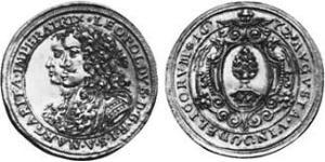 2 Ducat Augusta (Germania) (1276 - 1803) Oro Leopoldo I d