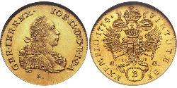 2 Ducat Principato di Transilvania (1571-1711) / Sacro Romano Impero (962-1806) Oro Joseph II, Holy Roman Emperor  (1741 - 1790)