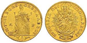2 Ducat Reino de Hungría (1000-1918) Oro Maria Theresa of Austria (1717 - 1780)