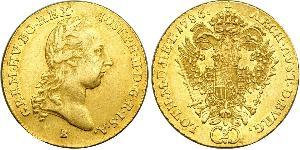 2 Ducat Sacro Imperio Romano (962-1806) Oro Joseph II, Holy Roman Emperor  (1741 - 1790)