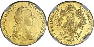 2 Ducat Sacro Imperio Romano (962-1806) Oro Joseph II, Holy Roman Emperor  (1741 - 1790)
