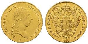 2 Ducat Sacro Imperio Romano (962-1806) Oro Joseph II, Holy Roman Emperor  (1741 - 1790)