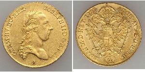 2 Ducat Sacro Imperio Romano (962-1806) Oro Joseph II, Holy Roman Emperor  (1741 - 1790)