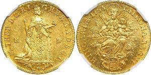 2 Ducat 匈牙利王国 金 玛丽亚·特蕾西亚 (1717 - 1780)