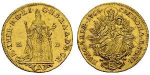 2 Ducat 匈牙利王国 金 玛丽亚·特蕾西亚 (1717 - 1780)