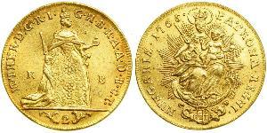 2 Ducat 匈牙利王国 金 玛丽亚·特蕾西亚 (1717 - 1780)