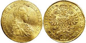 2 Ducat 神圣罗马帝国 (962 - 1806) 金 玛丽亚·特蕾西亚 (1717 - 1780)