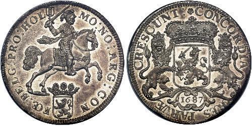 2 Ducaton Provincias Unidas de los Países Bajos (1581 - 1795) Plata 