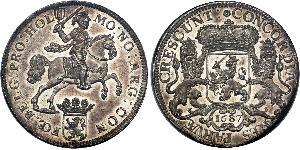 2 Ducaton Republik der Sieben Vereinigten Provinzen (1581 - 1795) Silber 