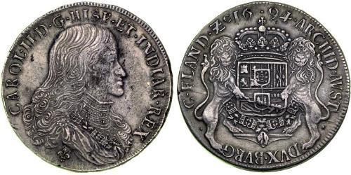2 Ducaton Republik der Sieben Vereinigten Provinzen (1581 - 1795) Silber Karl II. von Spanien (1661-1700)