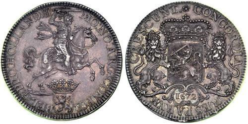 2 Ducaton Republik der Sieben Vereinigten Provinzen (1581 - 1795) Silber 
