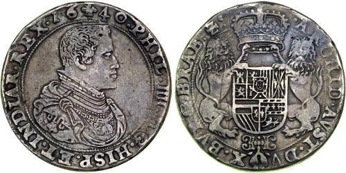 2 Ducaton Dutch Republic (1581 - 1795) Silver Philip IV of Spain (1605 -1665)