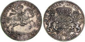 2 Ducaton Республика Соединённых провинций (1581 - 1795) Серебро 