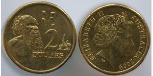 2 Dólar Australia (1939 - ) Aluminio/Bronce 