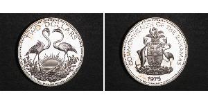 2 Dólar Bahamas (1973 - ) Plata 