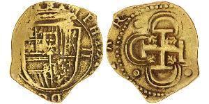 2 Escudo Habsburg Empire (1526-1804) / Spain Gold Philip II of Spain (1527-1598)