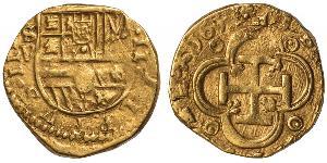 2 Escudo Habsburg Spain (1506 - 1700) Gold Philipp III. von Spanien (1578-1621)