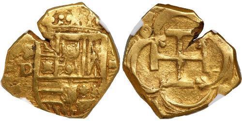 2 Escudo Habsburg Spain (1506 - 1700) Gold Philipp III. von Spanien (1578-1621)