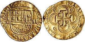 2 Escudo Habsburgermonarchie (1526-1804) / Spanien Gold Philipp II. (Spanien) (1527-1598)