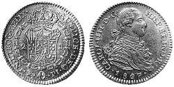 2 Escudo Viceroyalty of the Río de la Plata (1776 - 1814) / Bolivia Gold Charles IV of Spain (1748-1819)