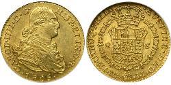 2 Escudo Vizekönigreich Neugranada (1717 - 1819) Gold Karl IV (1748-1819)