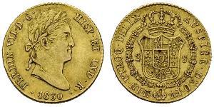 2 Escudo Vizekönigreich Neuspanien (1519 - 1821) Gold Ferdinand VII. von Spanien (1784-1833)