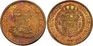 2 Escudo Nouvelle-Espagne (1519 - 1821) Or Charles III d