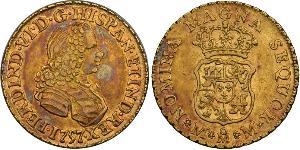 2 Escudo Nouvelle-Espagne (1519 - 1821) Or Ferdinand VI d