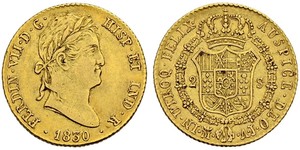 2 Escudo Nouvelle-Espagne (1519 - 1821) Or Ferdinand VII d